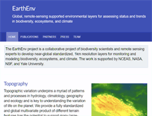 Tablet Screenshot of earthenv.org